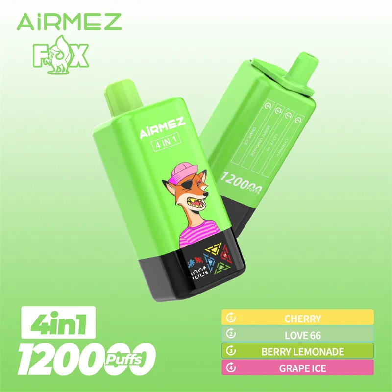 Alternative view of (Europe warehouse direct delivery 3-7 days)Airmez FOX 4 IN 1 120000 Disposable Vape